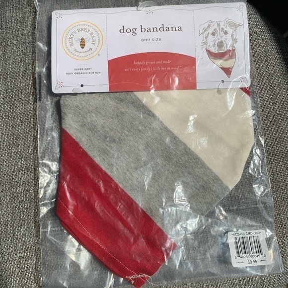 Burt's Bees Baby Dog Bandana - Picture 1 of 4